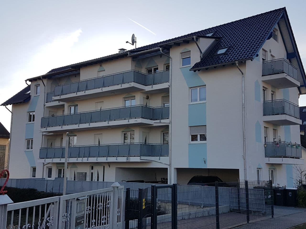 Außenansicht der Wohnanlage – Betreutes Wohnen Goldgrund Mainz